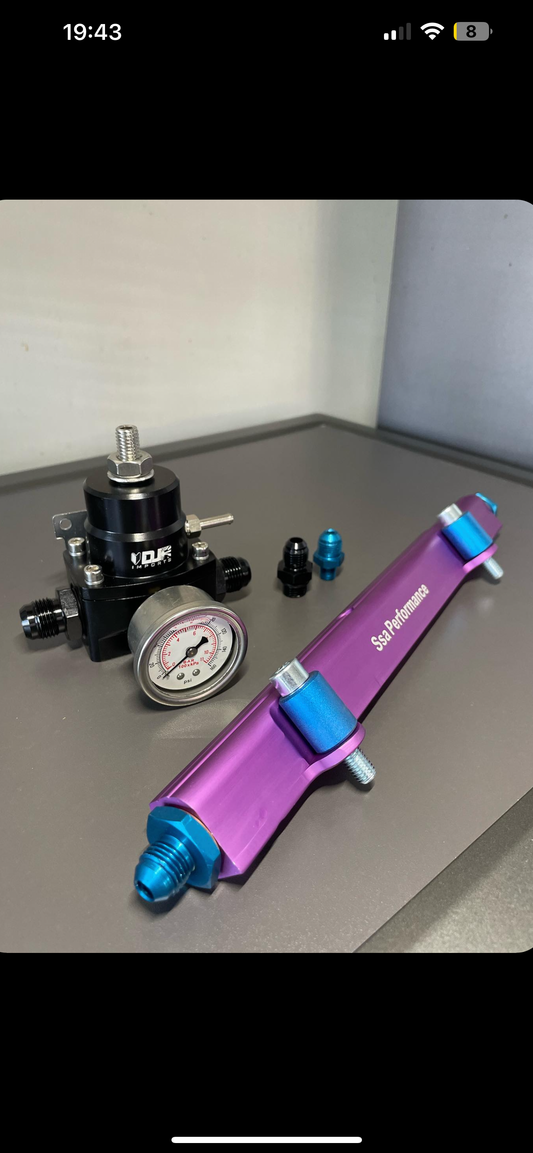 High Flow Billet Starlet Fuel Rail